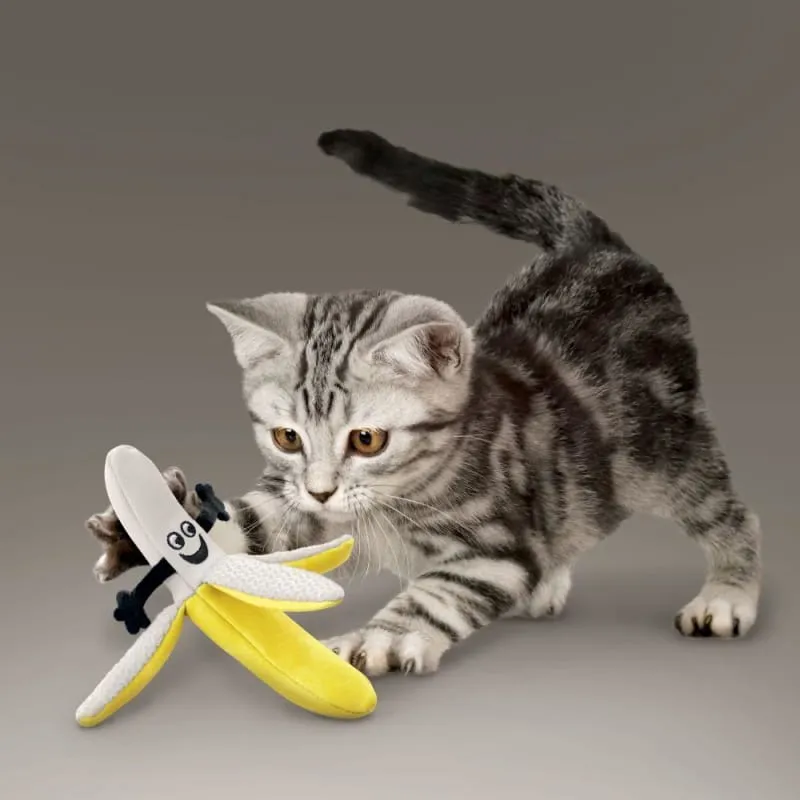 [20% OFF] KONG Better Buzz Banana Cat Toy