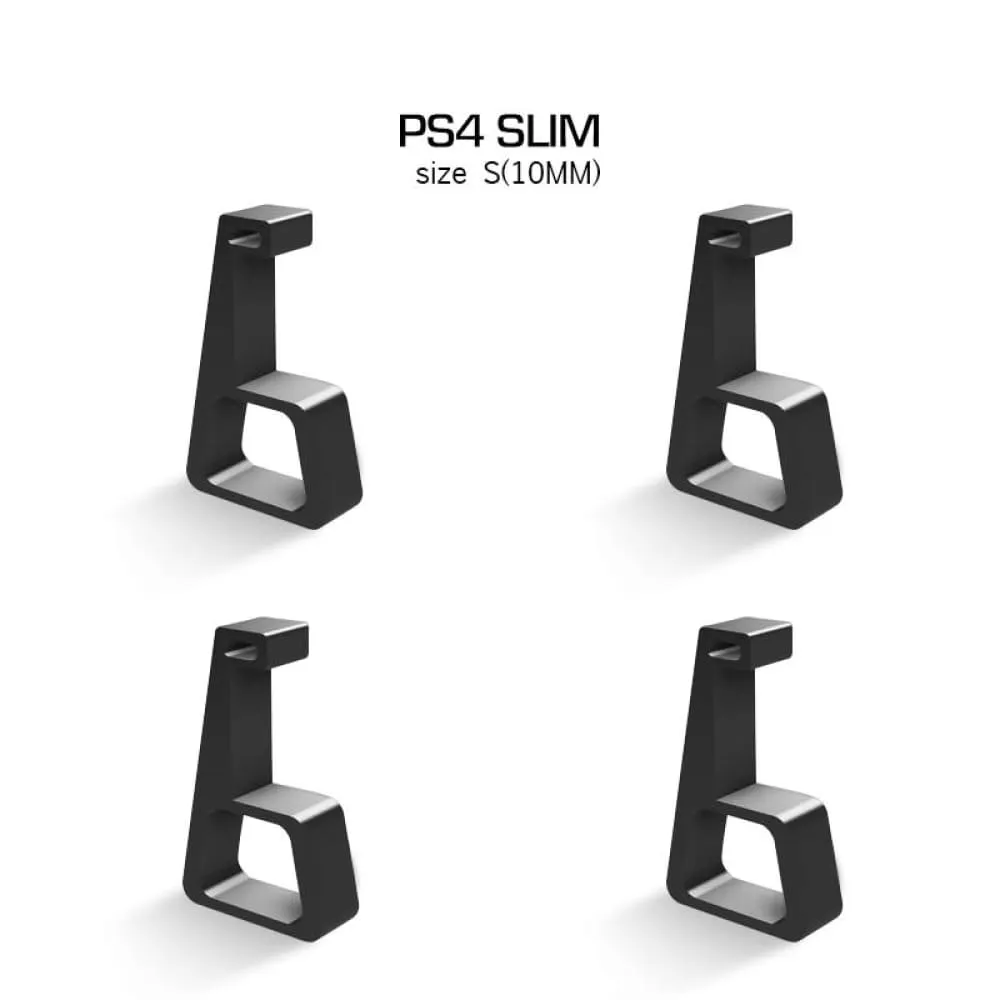 4pcs Horizontal Holder Heighten Bracket for Ps4 Game Console Cooling
