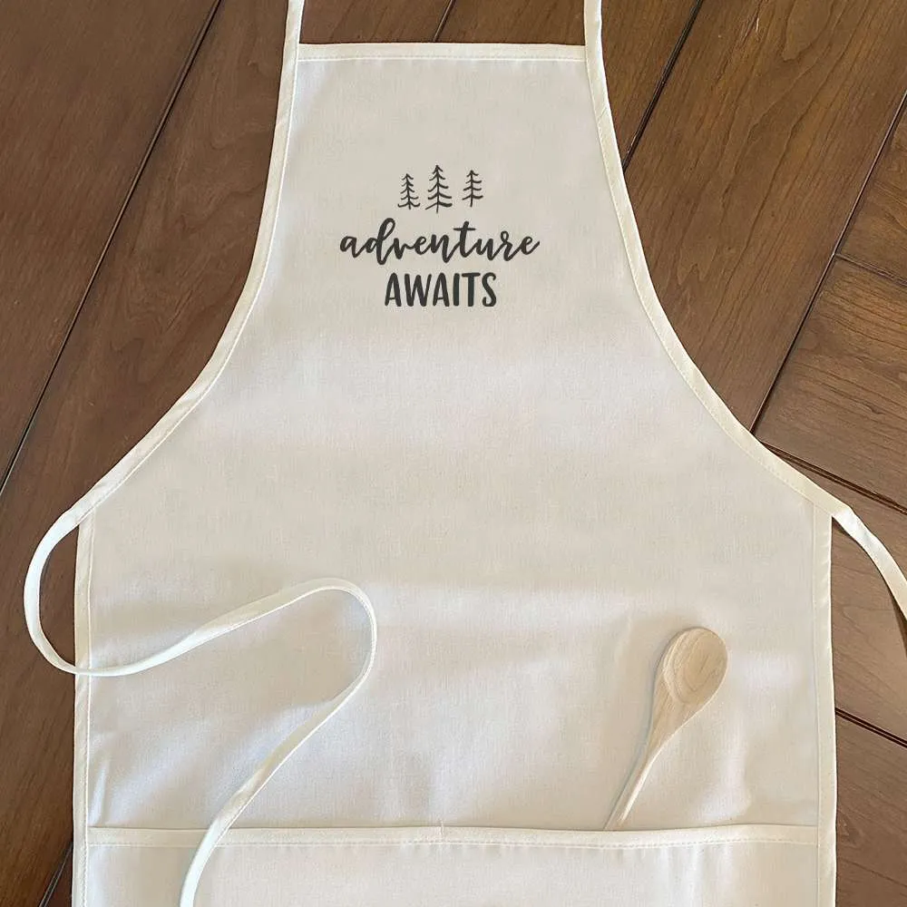 Adventure Awaits (Trees) - Women's Apron