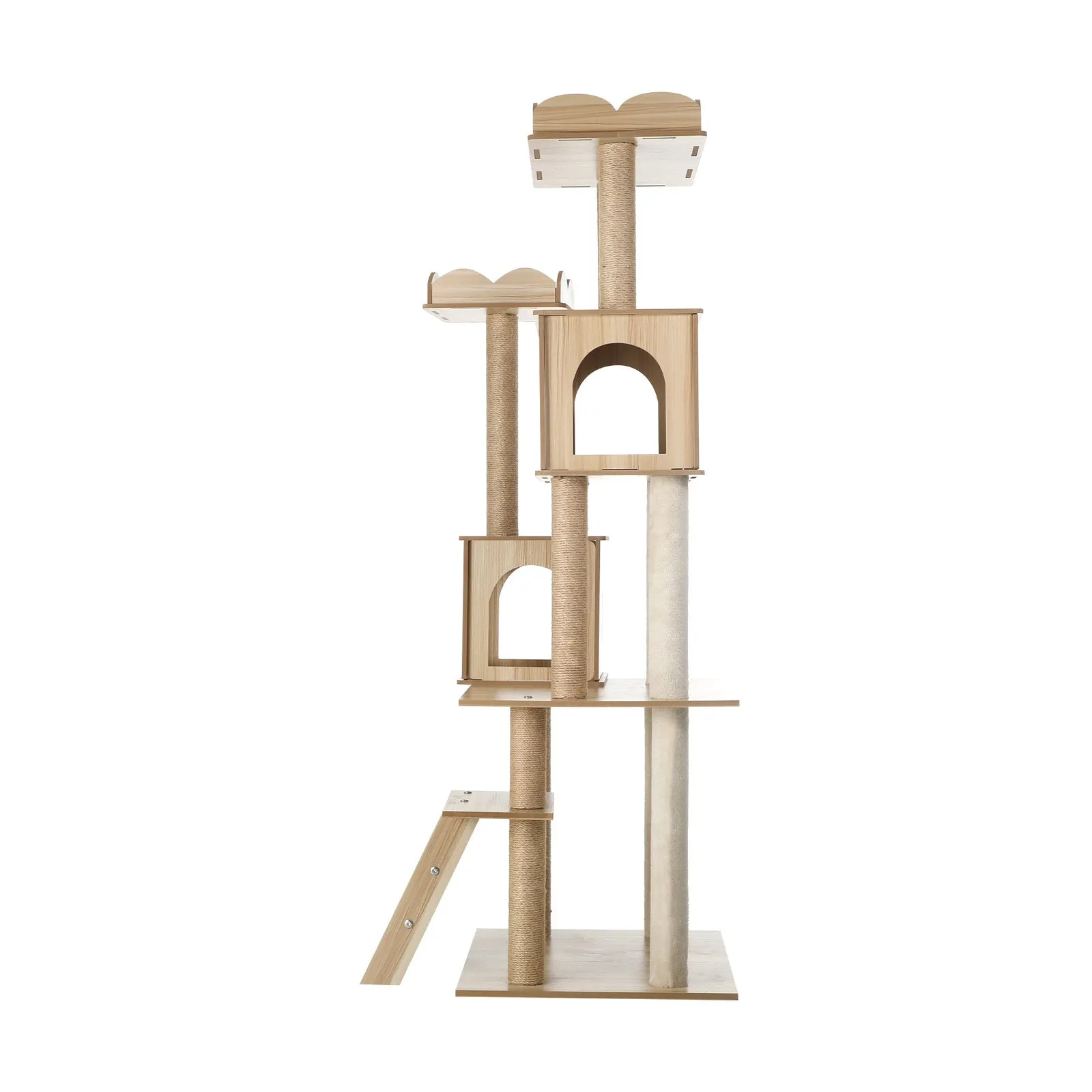 Alopet Cat Tree Tower Scratching Post House Bed Wood Scratcher Condo 161cm