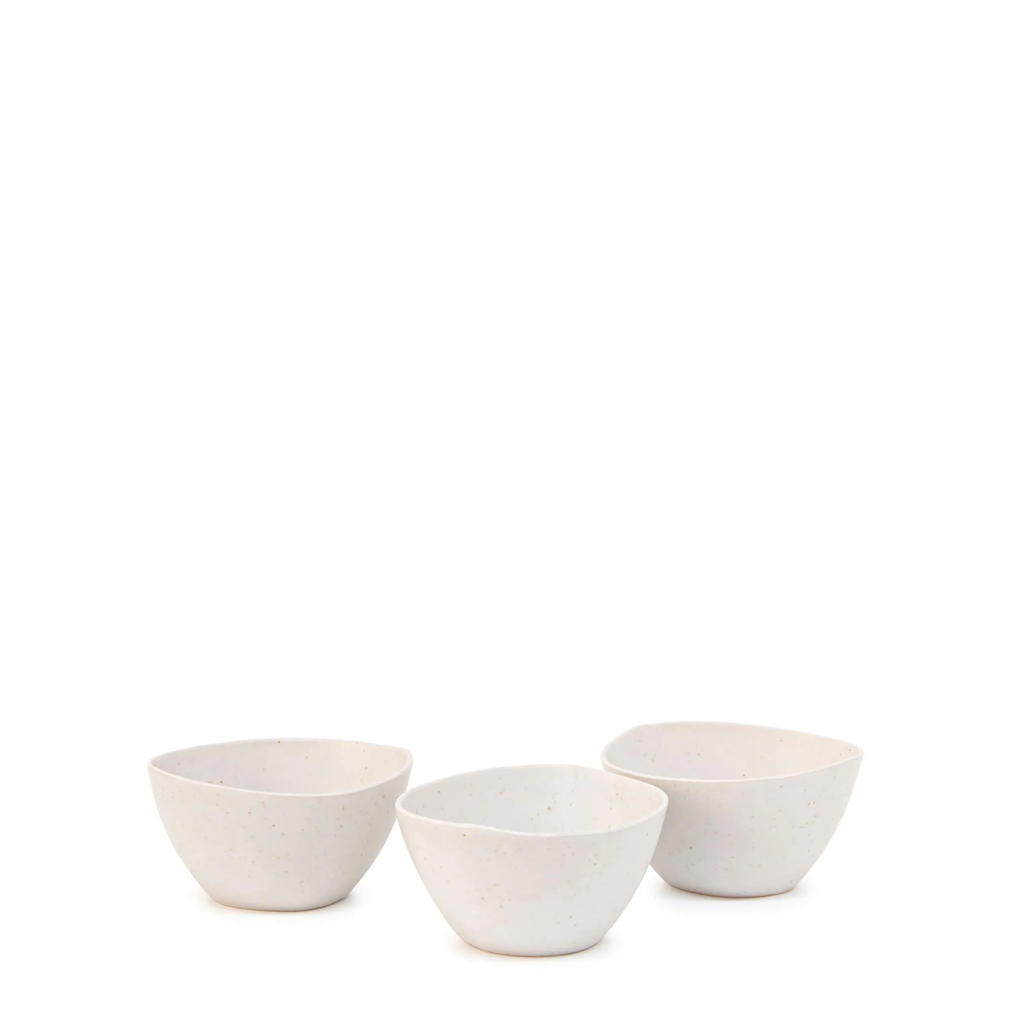 Arcata Condiment Dishes 12 x 6cm - Set of 3 - Natural