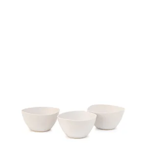 Arcata Condiment Dishes 12 x 6cm - Set of 3 - Natural