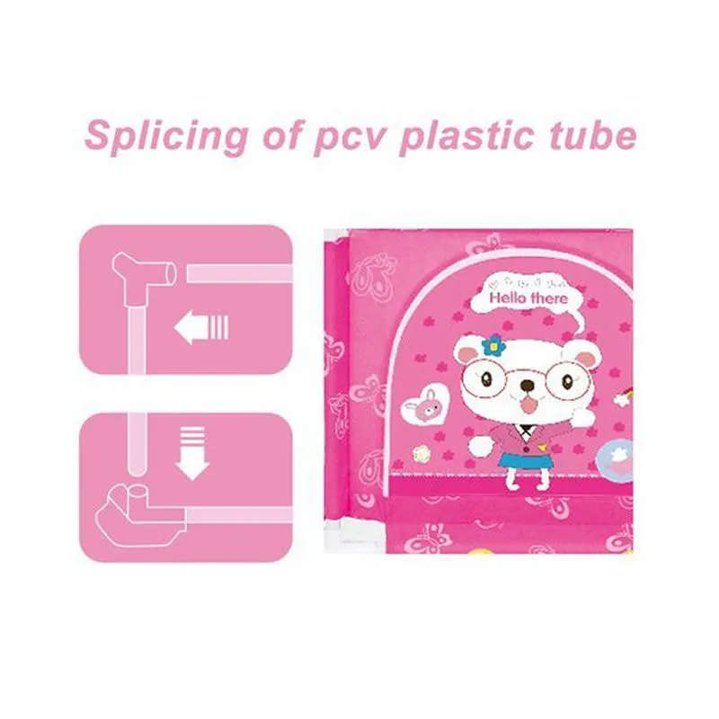 Baby'S Fun Indoor Playpen With Balls -Yh2860 Pink