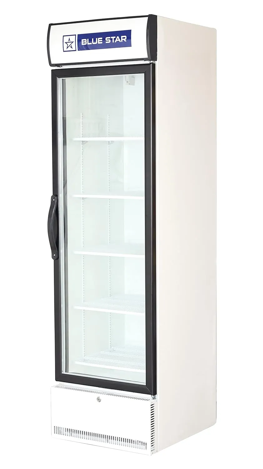 Blue Star SC500F 500 Litre Single Door Visi Cooler | Commercial Display Refrigerator with LED Light, Lock & Adjustable Shelves