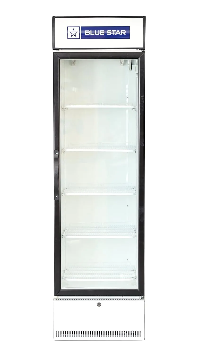 Blue Star SC500F 500 Litre Single Door Visi Cooler | Commercial Display Refrigerator with LED Light, Lock & Adjustable Shelves