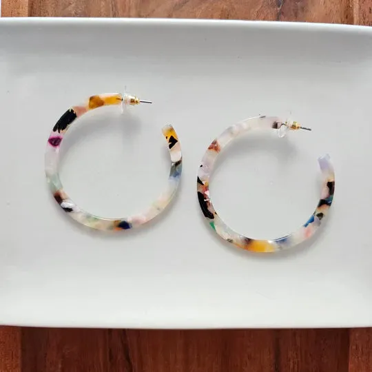 Cameron Hoop Earrings-RESTOCK!