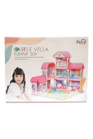 Castle Villa Funny DIY Dollhouse Playset  Fairy Care