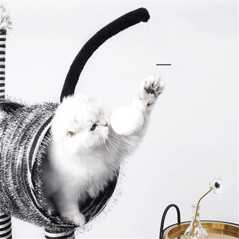 Cat Climbing Frame Grind Claws Climb Funny Ball Sisal for Pet