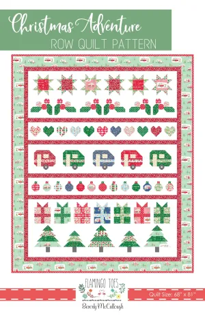 Christmas Adventure Row Quilt Paper Pattern