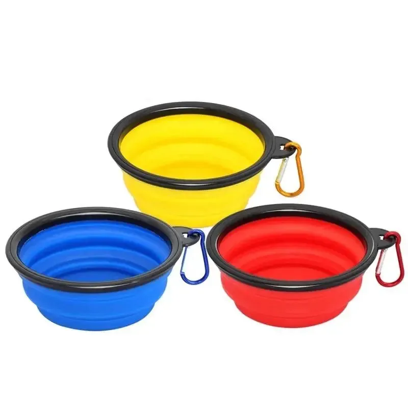 Collapsible Silicone Travel Pet Bowl - Perfect for Adventures