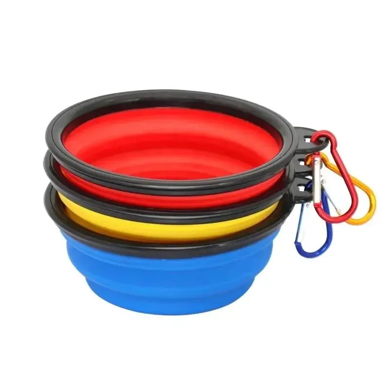 Collapsible Silicone Travel Pet Bowl - Perfect for Adventures