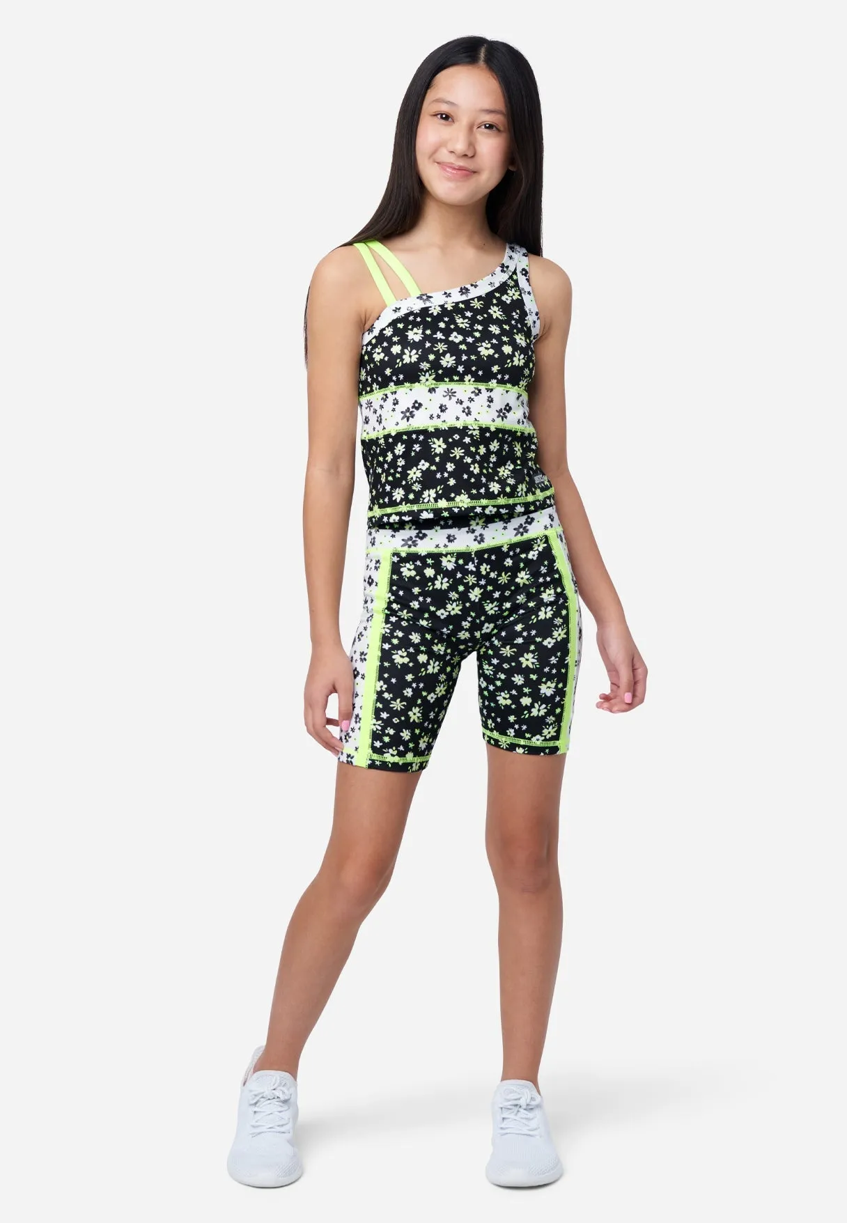 Collection X by Justice Color Block Bike Short