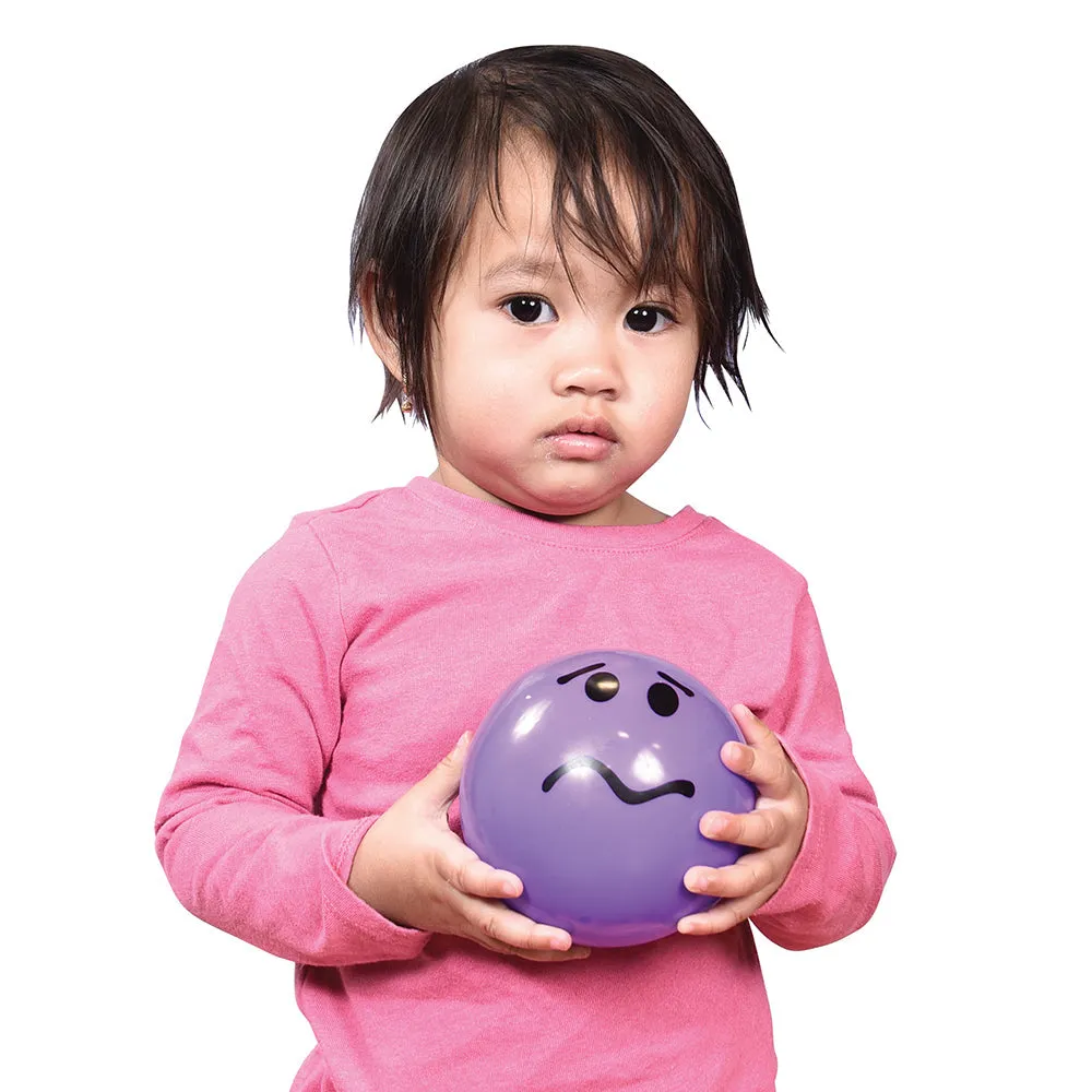 Constructive Playthings® 6-Piece Vinyl Expressive Balls Set | Emotional Development Aid