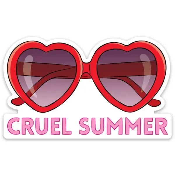 Cruel Summer Vinyl Sticker by The Found