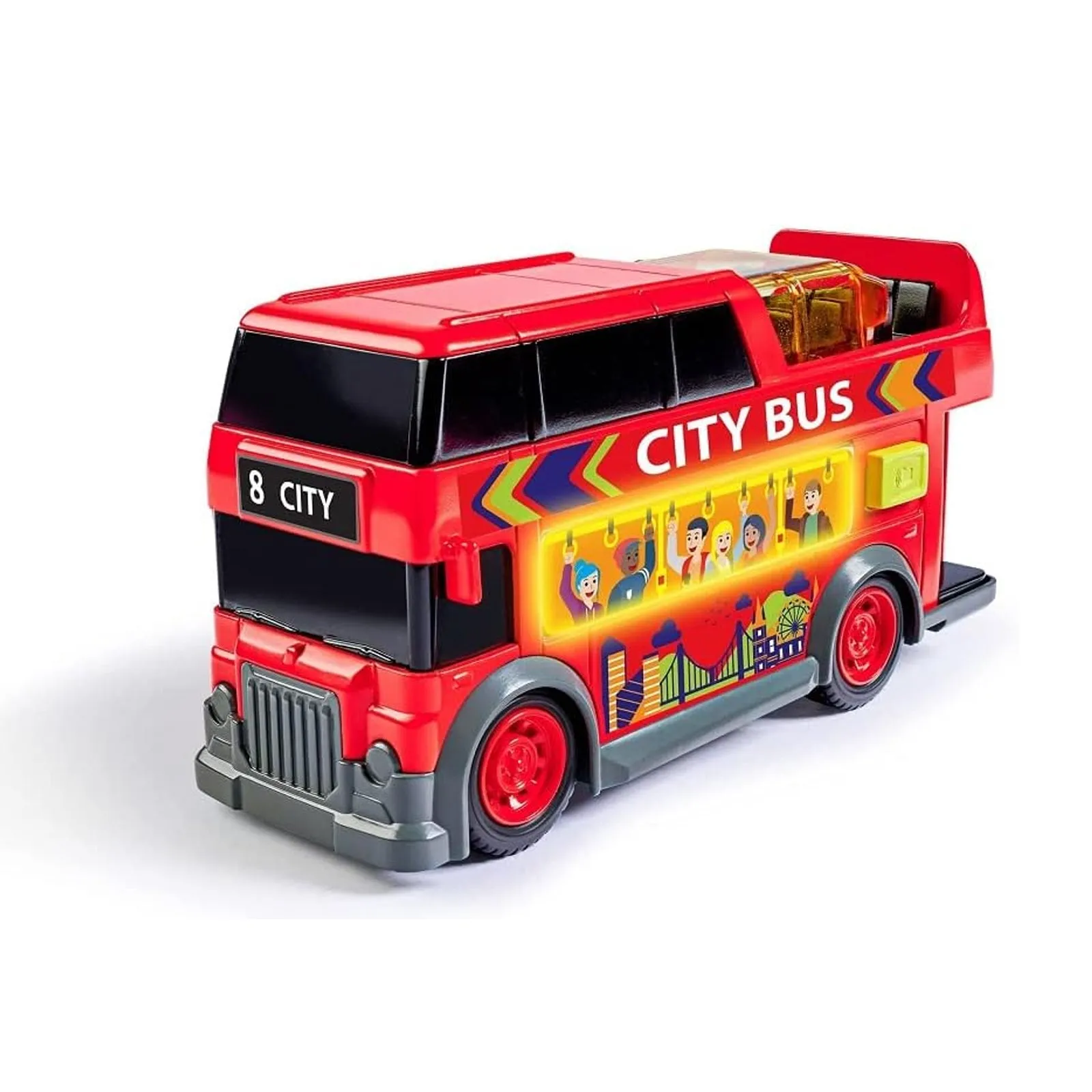 Dickie Toys Lights & Sounds City Bus