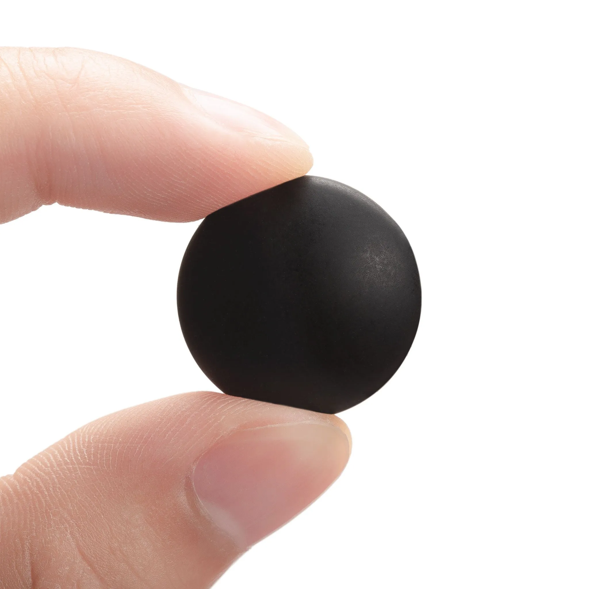 Double Convex Korean Hardened Glass Paduk Go Stones with Bamboo, "Gosu" Go Game Bowls - Size 33 (9.3mm) Stones