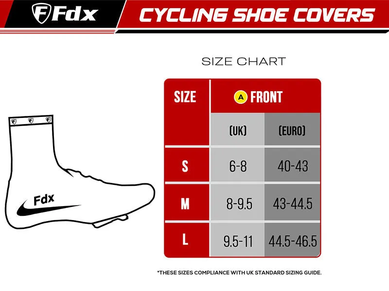 Fdx SC1 360 Reflective Grey Cycling Shoe Covers