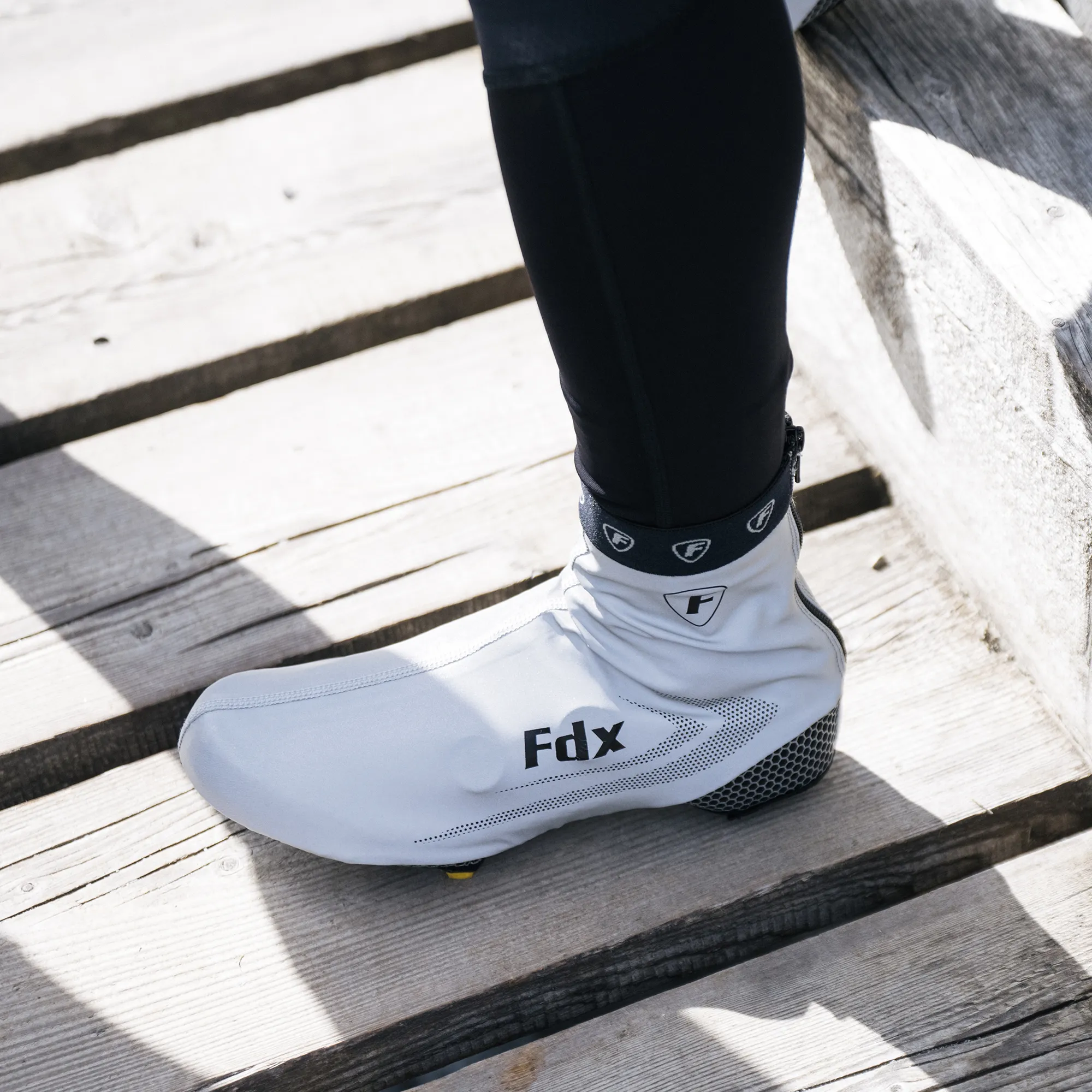 Fdx SC1 360 Reflective Grey Cycling Shoe Covers