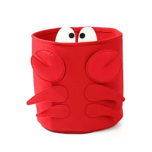 Felt Kids Cartoon Laundry Basket (Red Crab)