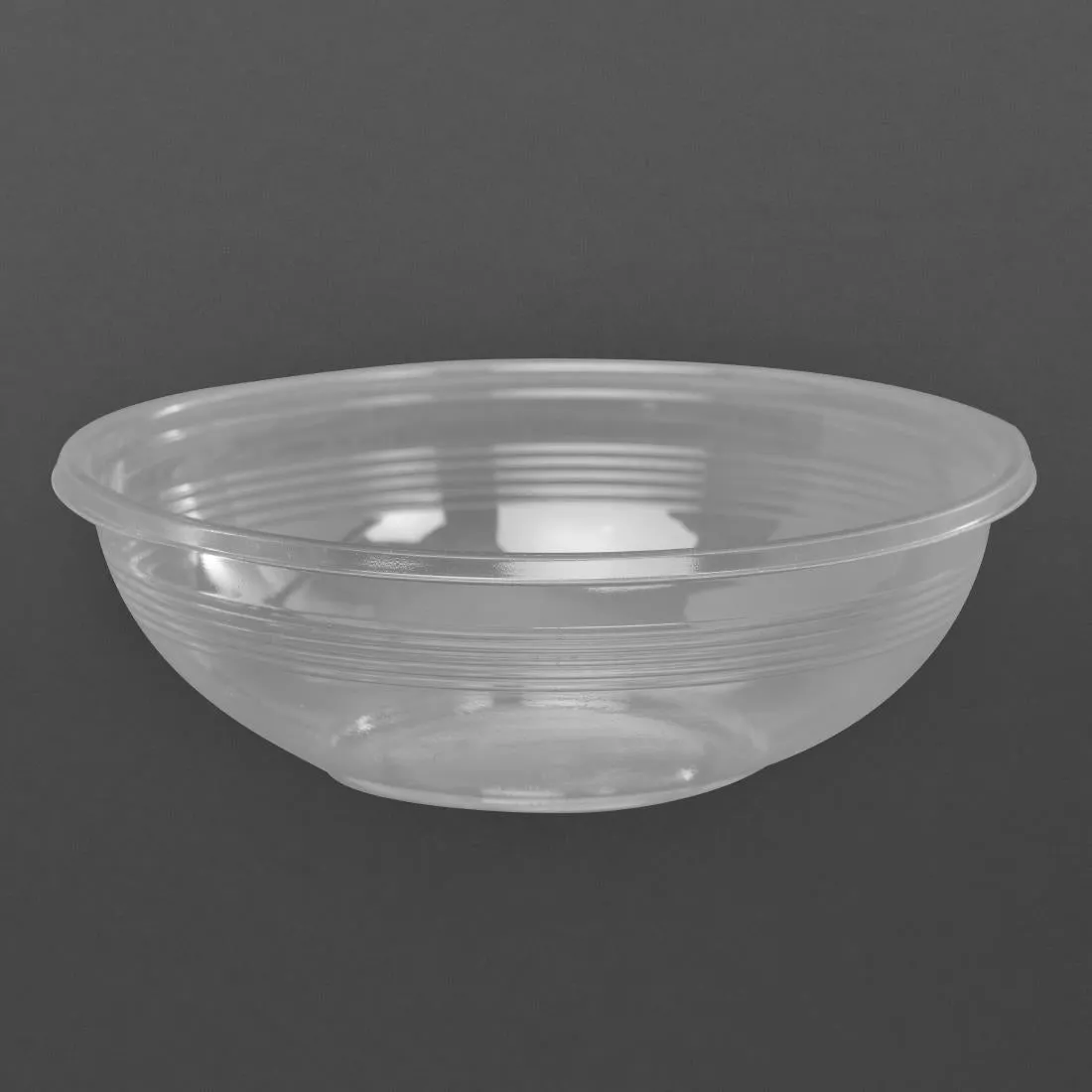 FS180 Vegware 185-Series Compostable Bon Appetit Wide PLA Salad Bowls 24oz (Pack of 300)