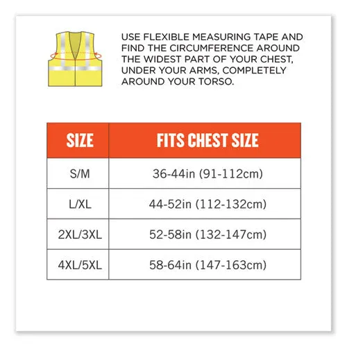 Glowear 8262frz Class 2 Fr Surveyor Zip Vest, Tencel/modacrylic/para-aramid/kevlar, 4xl/5xl, Lime, Ships In 1-3 Business Days