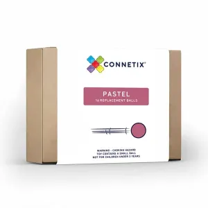 >CONNETIX Pastel Range - 16 Pieces Pastel Replacement Ball Pack