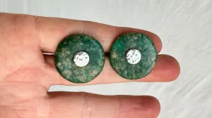 Guatemalita Earrings. Sterling Silver Posts. 0589