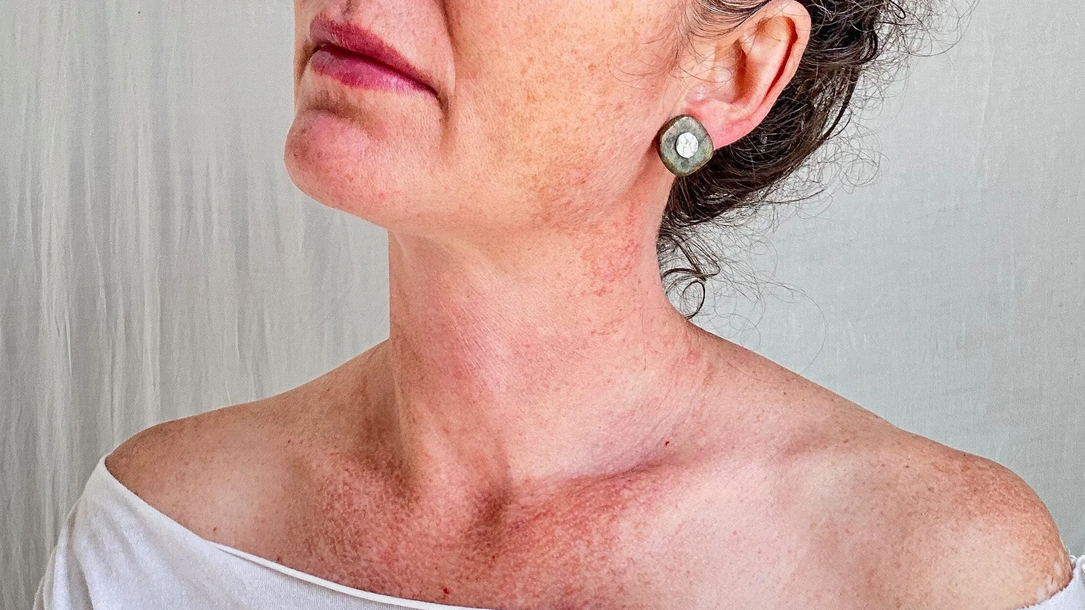 Guatemalita Earrings. Sterling Silver Posts. 0997