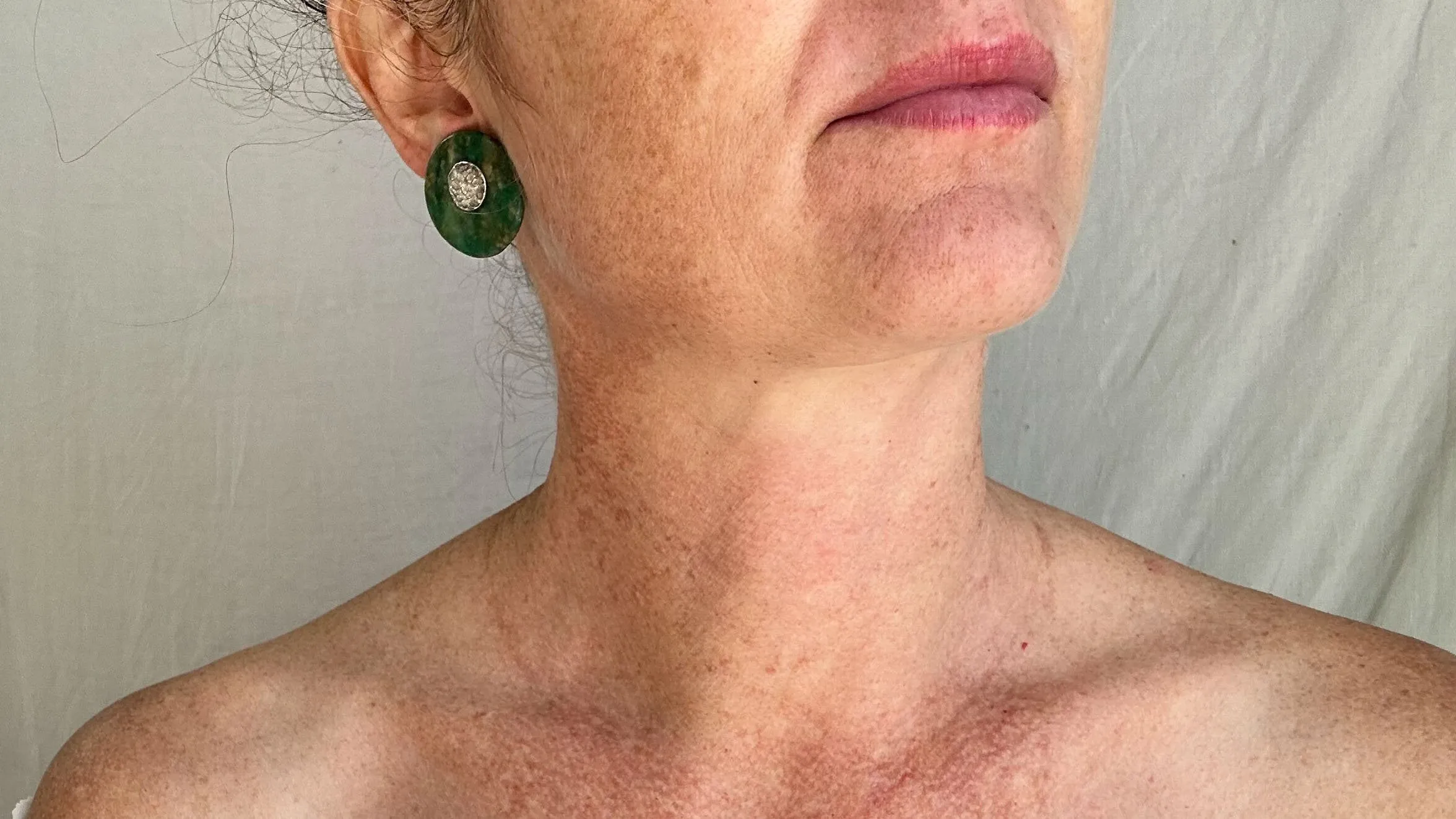 Guatemalita Earrings. Sterling Silver Posts. 2110
