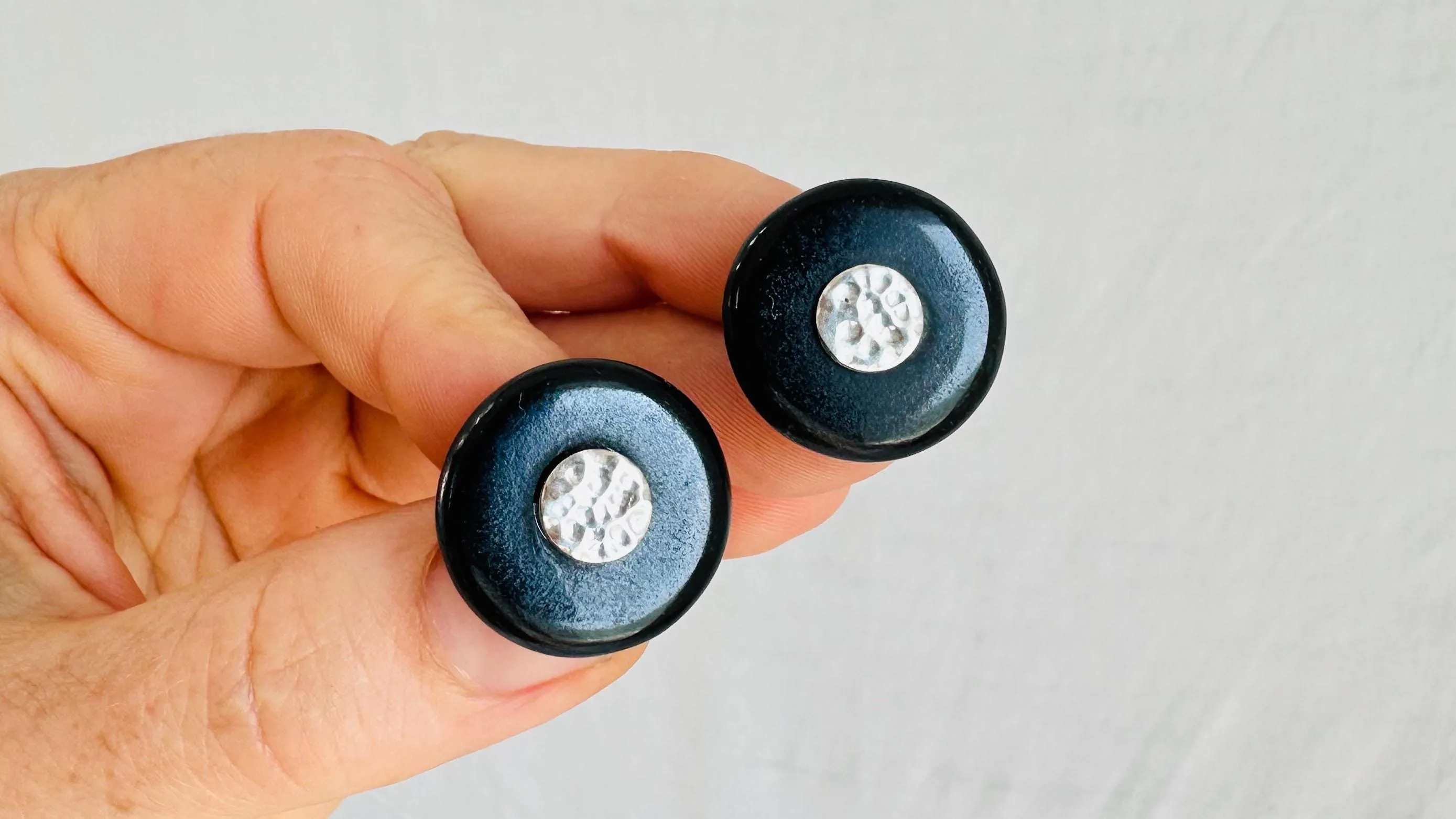 Guatemalita Earrings. Sterling Silver Posts. 2222