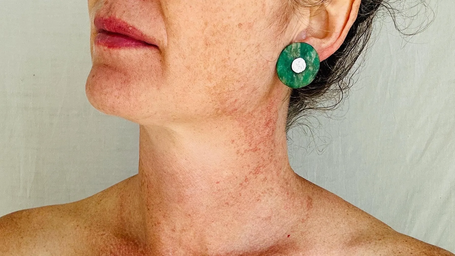 Guatemalita Earrings. Sterling Silver Posts. 4039