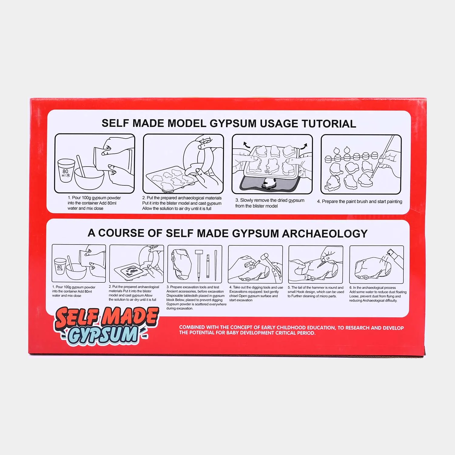 Gypsum & Painting Kit Racing Car For Kids