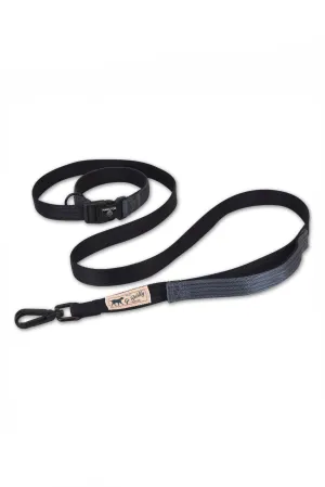 Hamilton Black and Graphite Multi-Functional Leash