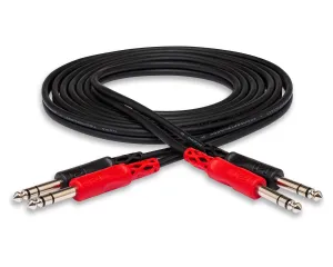 Hosa Technology CSS-203 Dual Cable 1/4" TRS - Same (3m)