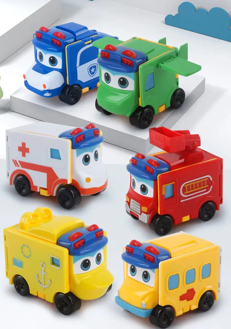 Interactive Transforming Robot Cars - Durable Fun for Creative Kids