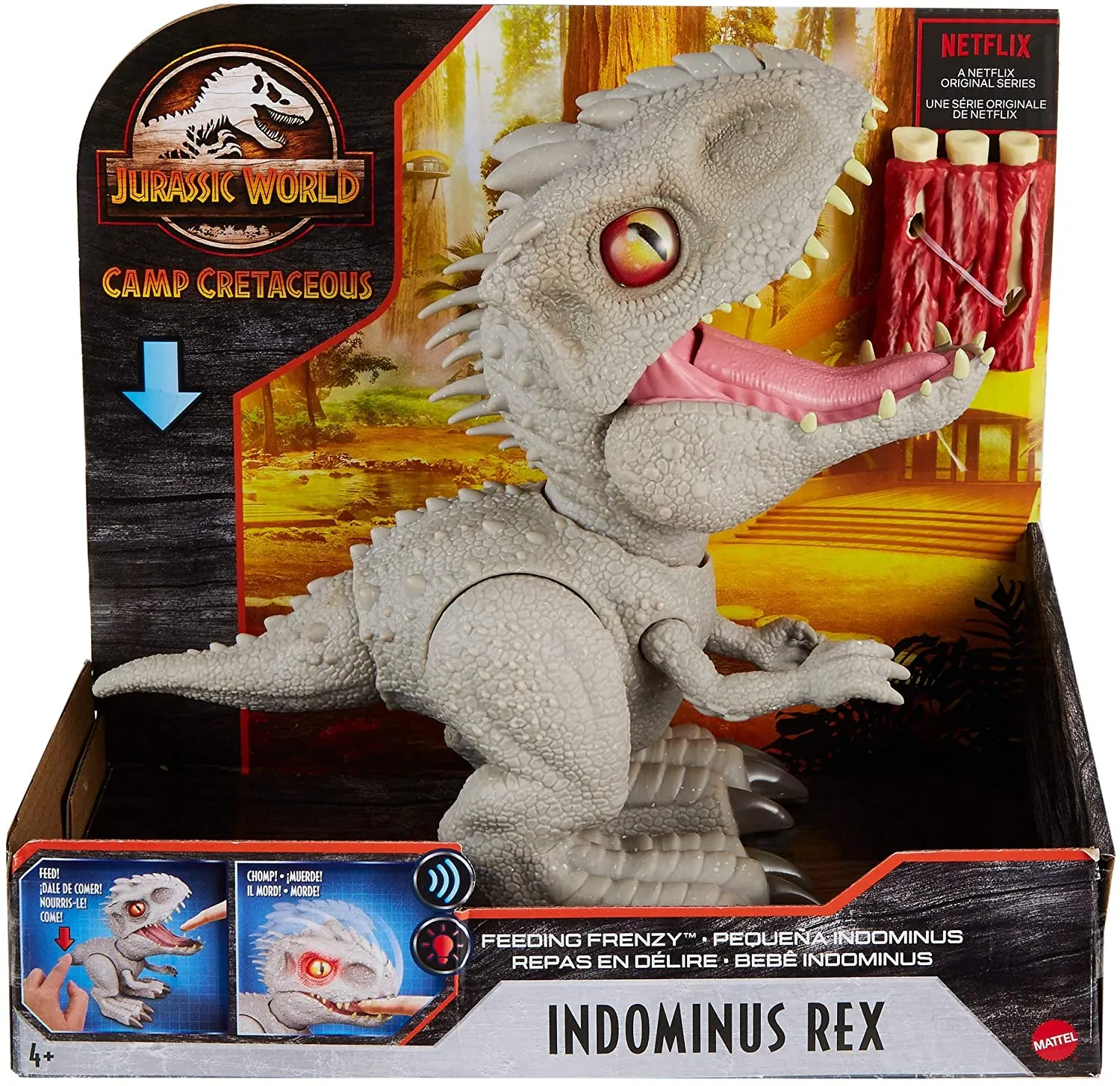Jurassic World Camp Cretaceous Isla Nublar Feeding Frenzy Indominus Rex With Lights And Sounds