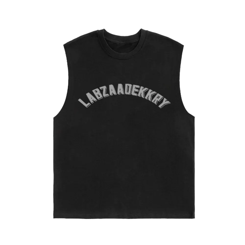 Lettered Double Circle Sports Vest
