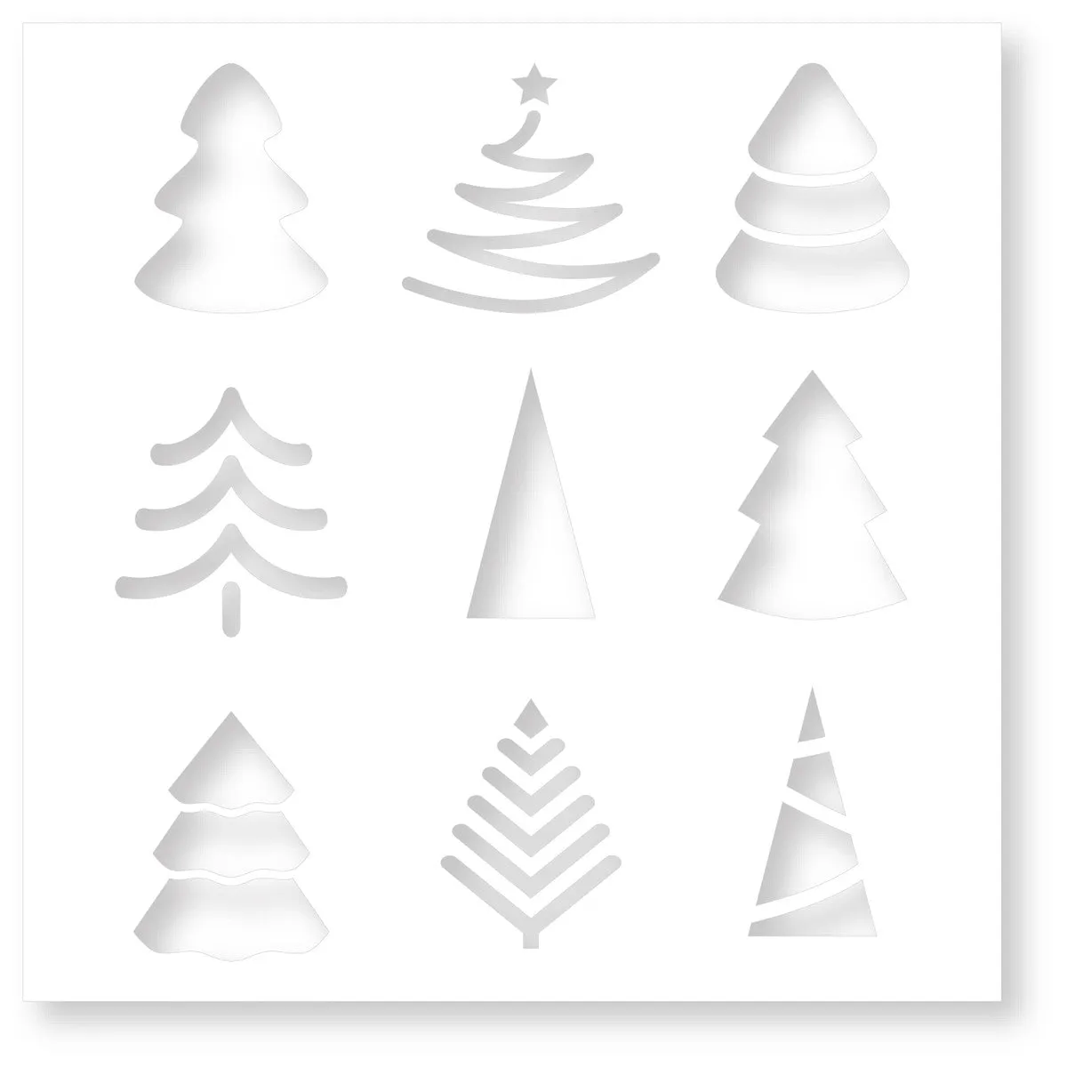 Modern Trees | Mixed Media Stencil