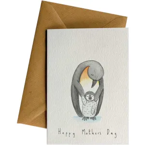 Mother's Day Penguin- Greeting Card