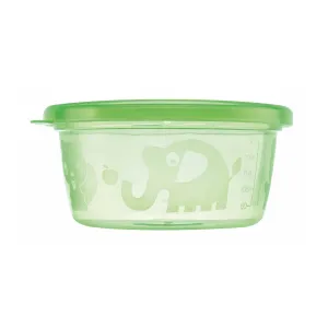 Nuby Bowl With Flat Lid, 6 Pieces