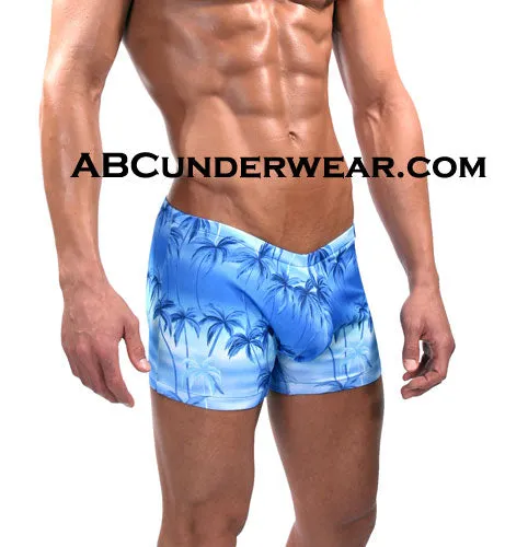 Palm Trees Short Swimsuit