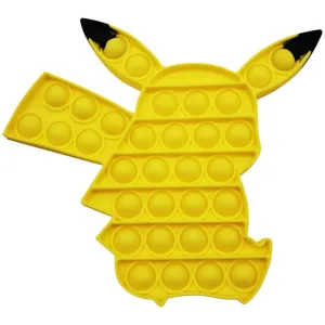 Piper Pop Pop Fidget Toy It Bubble Sensory Cute Yellow Silicone Relieves Stress ADHD Anxiety Gift Boy Kid Teen Girls(Pikachu)
