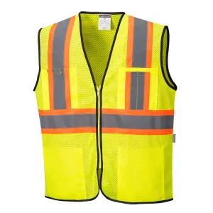 Portwest Frisco Contrast Hi-Vis Vest US381