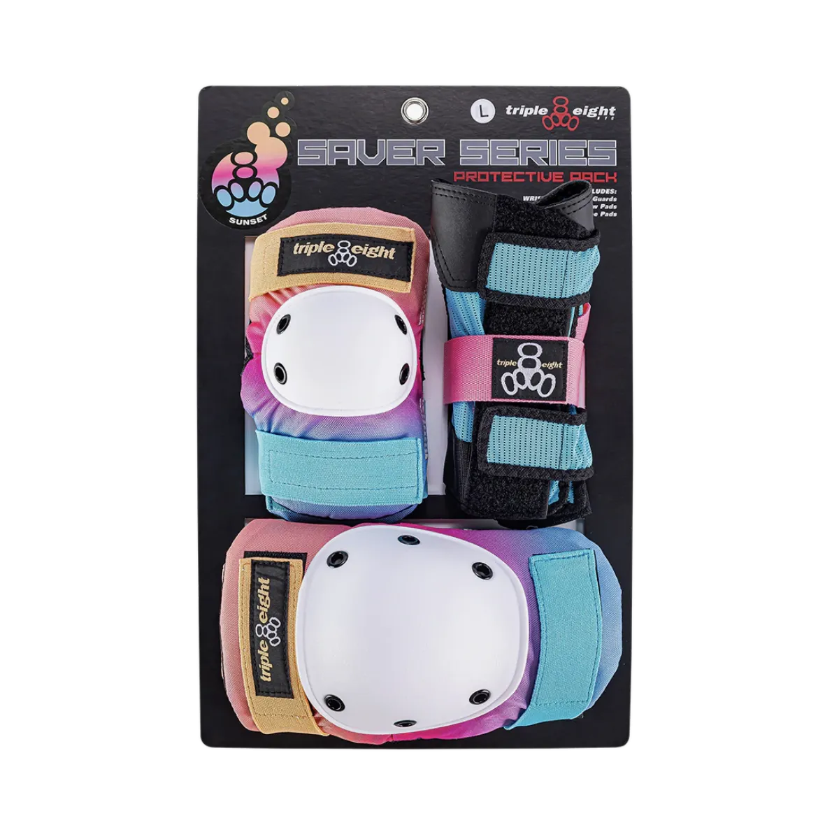 Protective Gear (Skate) - T8 - Saver High Impact 3 pack - Sunset