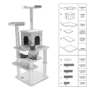 Replacement Parts for Casita Cat Tree 66"