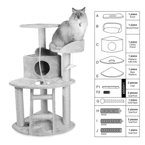 Replacement Parts for Cat Tree 48"