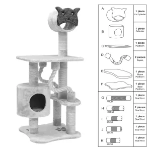 Replacement Parts for Cat Tree 49"
