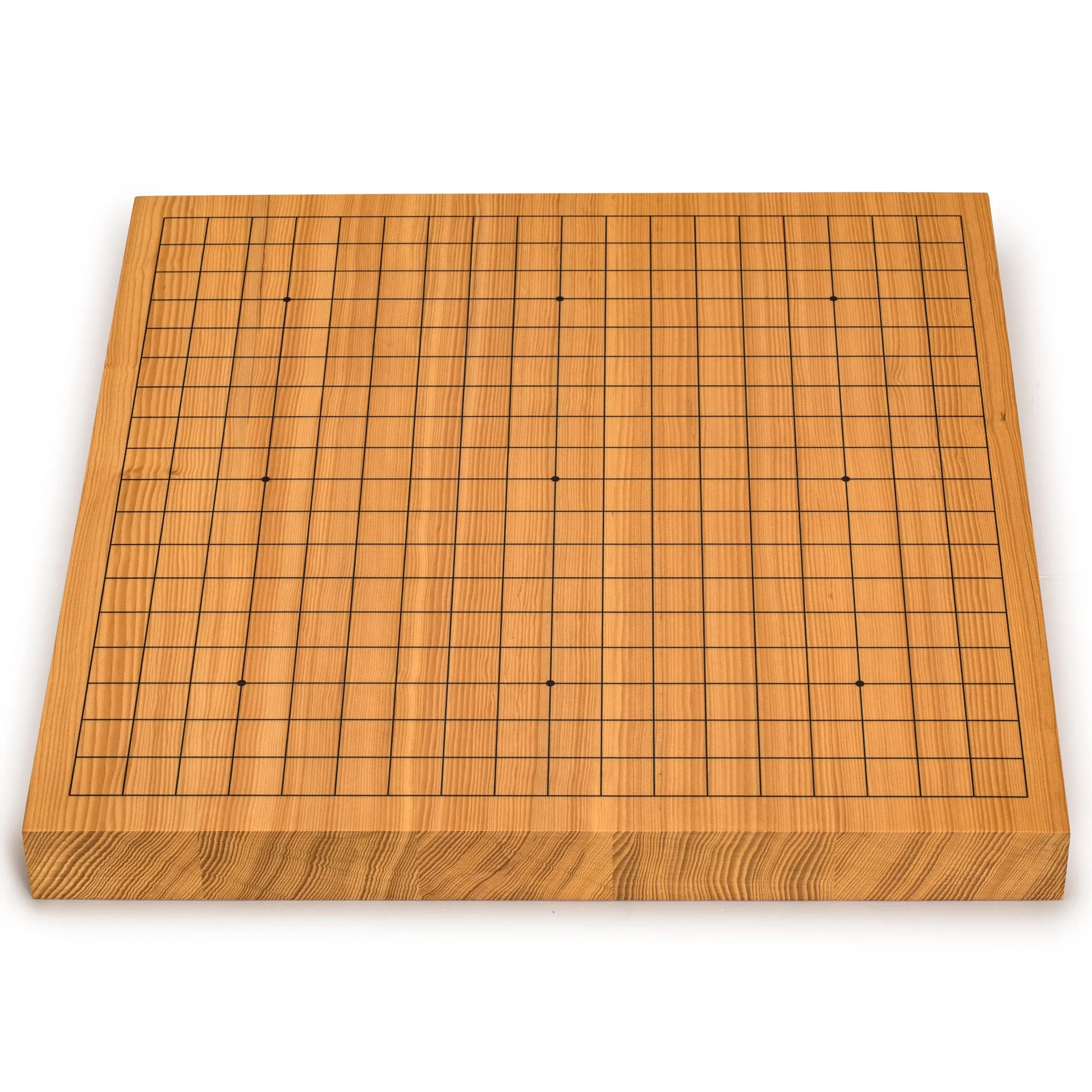 Shin Kaya 1.6-Inch Reversible 19x19 / 13x13 Go Game Board (Goban)