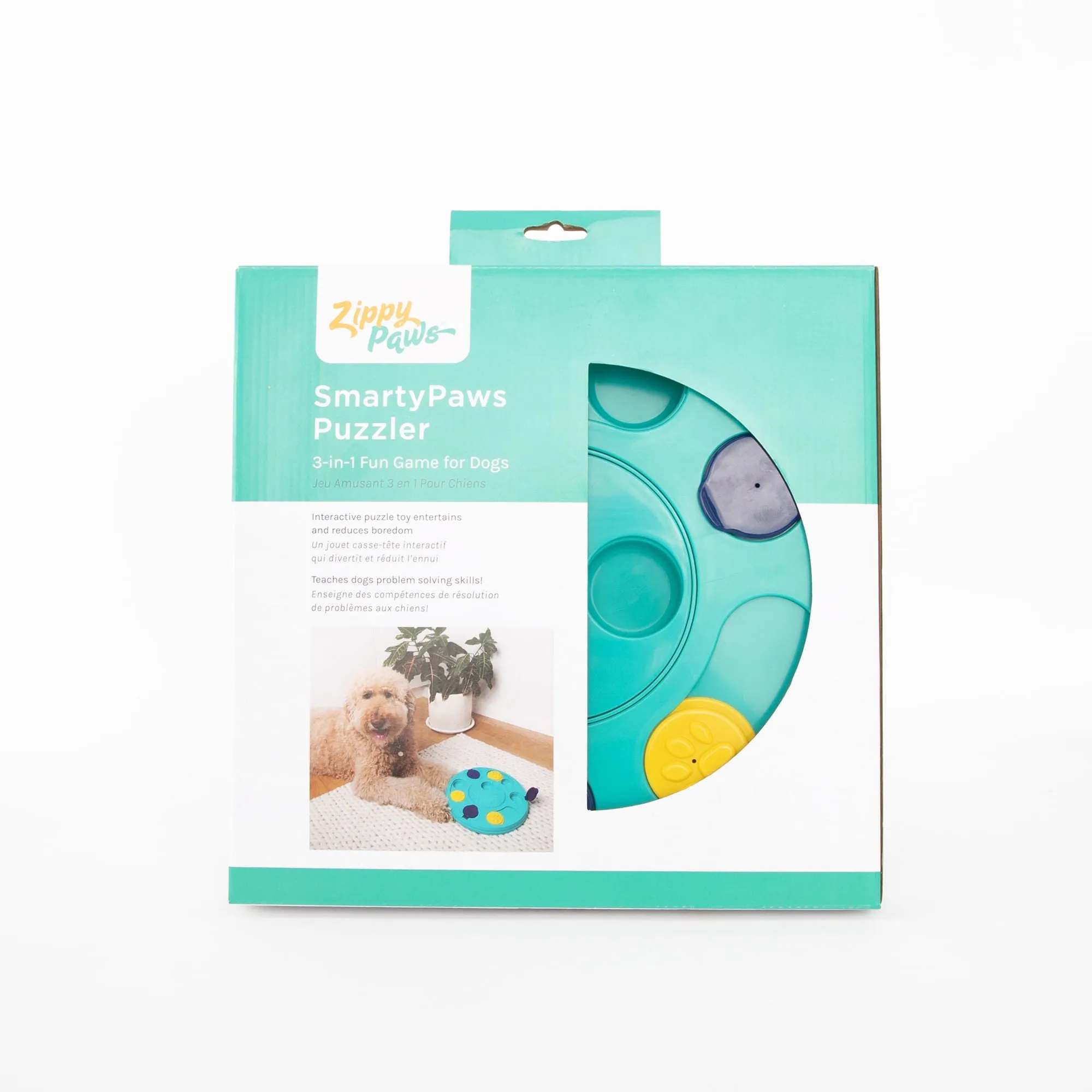 SmartyPaws Puzzler 3-in-1 Game Toy for Dogs