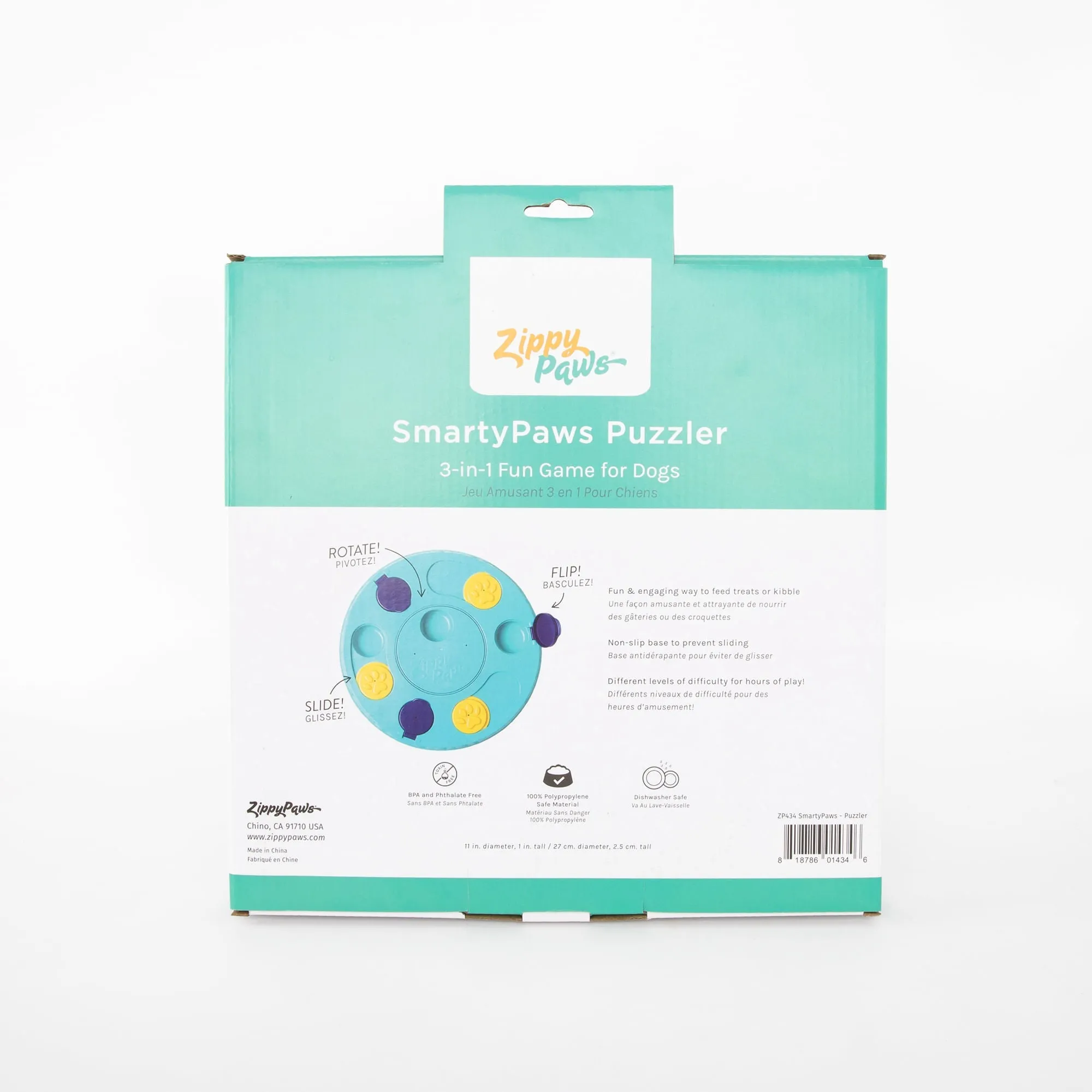 SmartyPaws Puzzler 3-in-1 Game Toy for Dogs